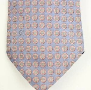 🥳HP🥳Loewe Men's Gorgeous Tie Baby Blue Pink Yellow Silk Melon